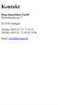 Mobile Screenshot of hmvhopp.de